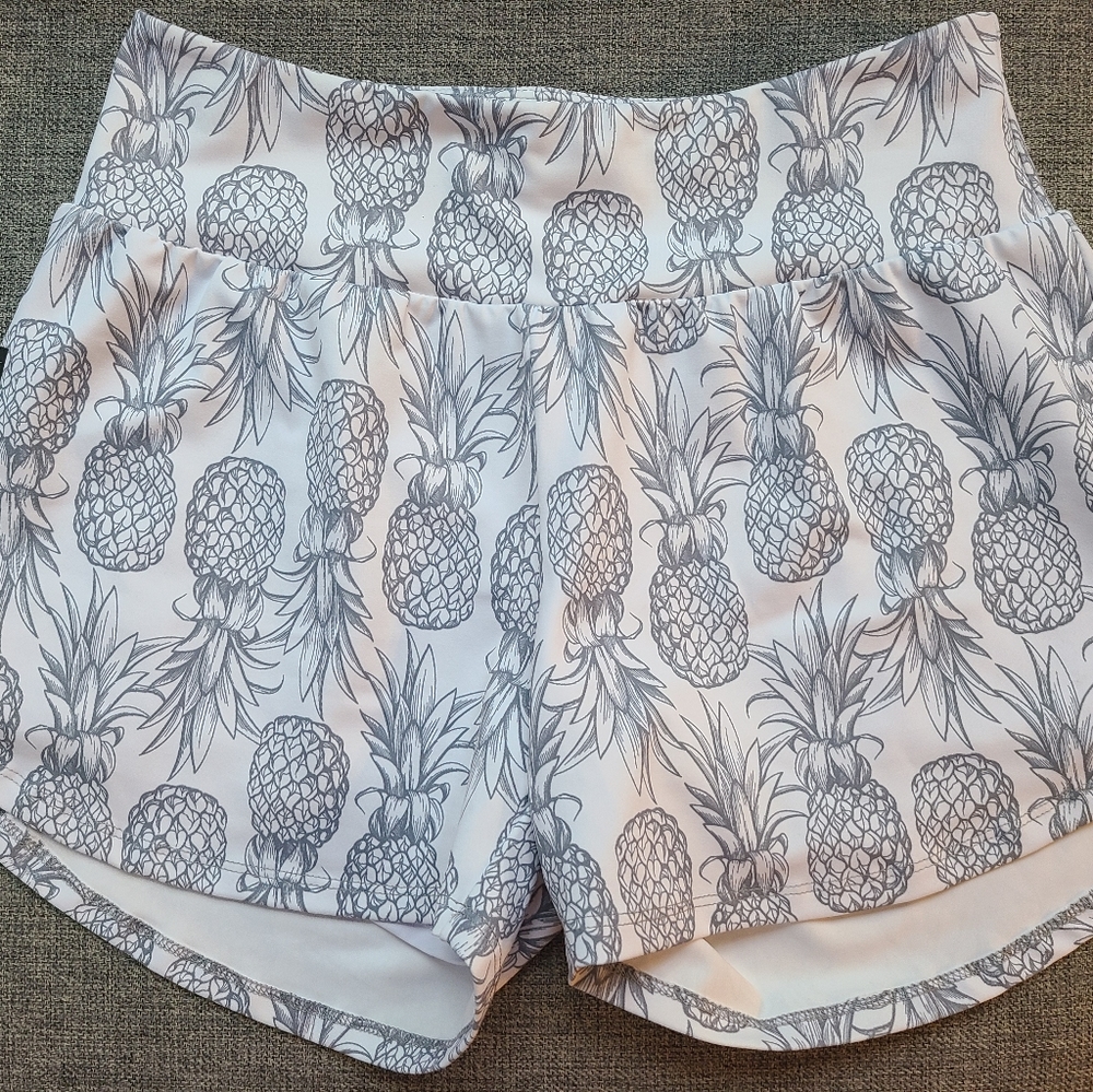 Love Fitness Pineapple Runner Shorts